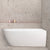 Byron Egg 59 inch Acrylic Freestanding Right Corner Bathtub, Gloss White