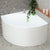 Angie Corner 39 inch Acrylic Freestanding Corner Japanese Soaking Bathtub, Matte White