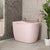 Ofuro 47 inch Acrylic Freestanding Extra Height Japanese Soaking Bathtub with Seat, Matte Light Pink - SPECIAL EDITION