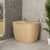 Ofuro 47 inch Acrylic Freestanding Extra Height Japanese Soaking Bathtub with Seat, Matte Vanilla Beige - SPECIAL EDITION