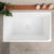Cubix Extra Height 43 inch Acrylic Freestanding Japanese Soaking Bathtub, Matte White