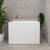 Hicube Multifit 39 inch Acrylic Freestanding Japanese Freestanding Bathtub with Seat, Gloss White