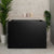 Hicube Multifit 39 inch Acrylic Freestanding Japanese Freestanding Bathtub with Seat, Matte Black