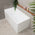 Cubix Multifit 51 inch Acrylic Freestanding Bathtub, Gloss White