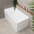 Cubix Multifit 51 inch Acrylic Freestanding Bathtub, Gloss White