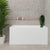 Cubix Multifit 51 inch Acrylic Freestanding Bathtub, Gloss White