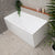 Cubix Multifit 59 inch Acrylic Freestanding Bathtub, Matte White
