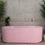 Agora Groove 67 inch Acrylic Freestanding Fluted Oval Freestanding Bathtub, Matte Pink - SPECIAL EDITION