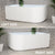 Agora Groove 59 inch Acrylic Freestanding Right Corner Bathtub, Matte White