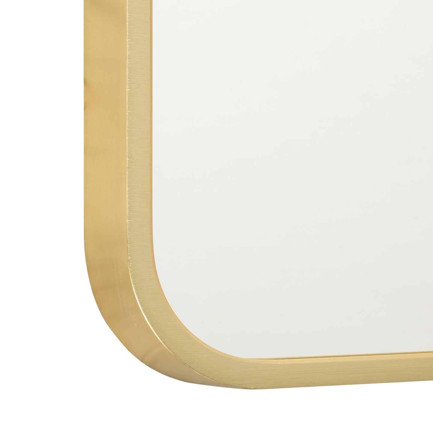 Arco Arch 550mm x 1000mm Mirror with Brushed Brass (Gold) Frame