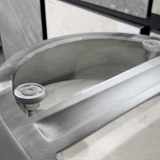 Byron Egg 55 inch Acrylic Freestanding Oval Bathtub, Matte Black