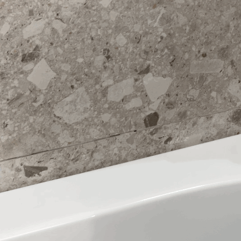 Arco Plus 55 inch Acrylic Freestanding Right Corner Bathtub, Matte White